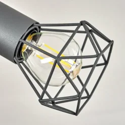 Plafonnier Baripada Gris, 3 lumières