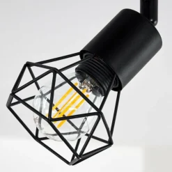 Plafonnier Baripada Noir, 1 lumière