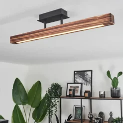 Plafonnier Barron LED Noir, 1 lumière