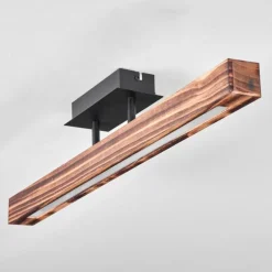 Plafonnier Barron LED Noir, 1 lumière