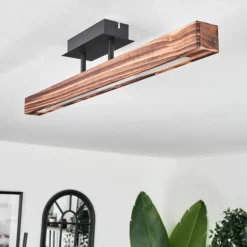 Plafonnier Barron LED Noir, 1 lumière