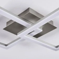 Plafonnier Batuna LED Nickel mat, 1 lumière