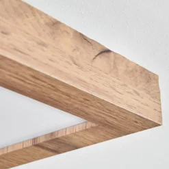 Plafonnier Bealeton LED Brun, Couleur bois, 1 lumière