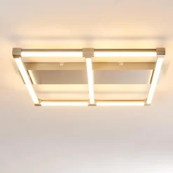 Plafonnier Beken LED Acier brossé, 1 lumière