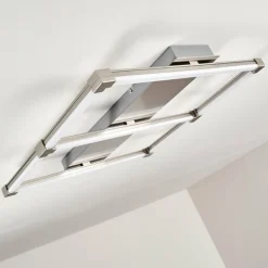 Plafonnier Beken LED Acier brossé, 1 lumière