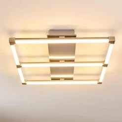 Plafonnier Beken LED Acier brossé, 1 lumière