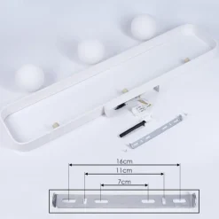 Plafonnier Beland Blanc, 3 lumières