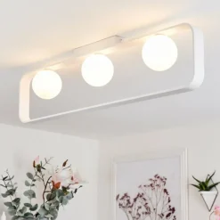 Plafonnier Beland Blanc, 3 lumières