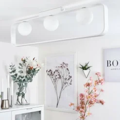 Plafonnier Beland Blanc, 3 lumières