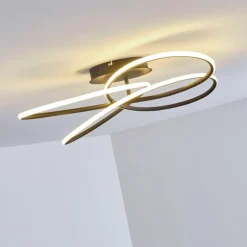 Plafonnier Belgorod LED Noir, Blanc, 1 lumière, Télécommandes