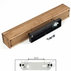 Plafonnier Berat Brun, Noir, 3 lumières