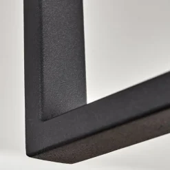 Plafonnier Bergo Couleur bois, Écru, Noir, 4 lumières