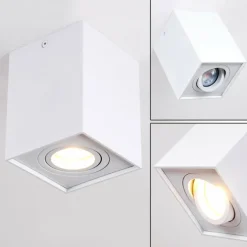 Plafonnier Betsie Blanc, 1 lumière