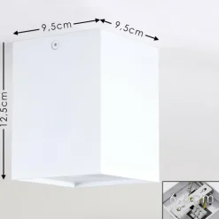 Plafonnier Betsie Blanc, 1 lumière