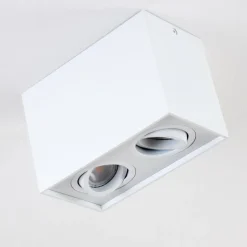 Plafonnier Betsie Blanc, 2 lumières