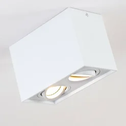 Plafonnier Betsie Blanc, 2 lumières