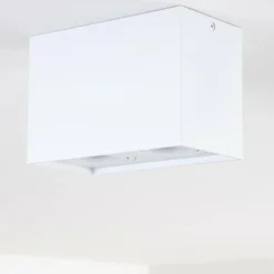 Plafonnier Betsie Blanc, 2 lumières