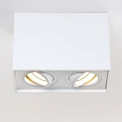 Plafonnier Betsie Blanc, 2 lumières