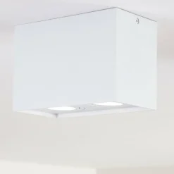 Plafonnier Betsie Blanc, 2 lumières