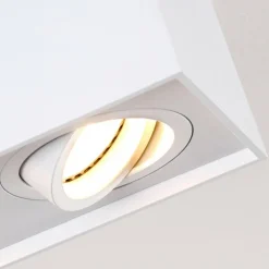 Plafonnier Betsie Blanc, 2 lumières