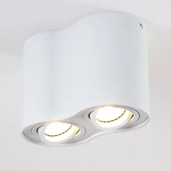 Plafonnier Betsie Blanc, 2 lumières