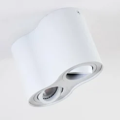 Plafonnier Betsie Blanc, 2 lumières