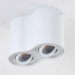 Plafonnier Betsie Blanc, 2 lumières