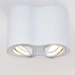 Plafonnier Betsie Blanc, 2 lumières