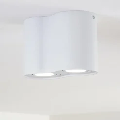 Plafonnier Betsie Blanc, 2 lumières