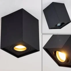 Plafonnier Betsie Noir, 1 lumière