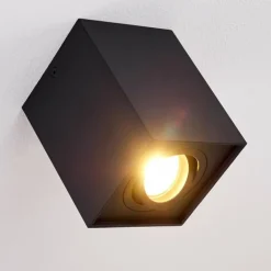 Plafonnier Betsie Noir, 1 lumière