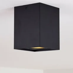 Plafonnier Betsie Noir, 1 lumière