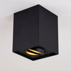 Plafonnier Betsie Noir, 1 lumière