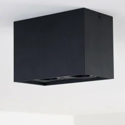 Plafonnier Betsie Noir, 2 lumières