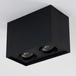 Plafonnier Betsie Noir, 2 lumières