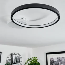 Plafonnier Bina LED Blanc, 1 lumière, Télécommandes