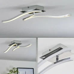 Plafonnier Biskopstorp LED Chrome, 1 lumière