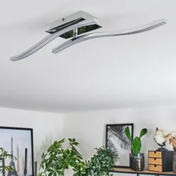 Plafonnier Biskopstorp LED Chrome, 1 lumière