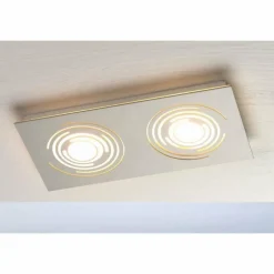 Plafonnier Bopp GALAXY COMFORT LED Aluminium, 2 lumières