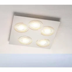 Plafonnier Bopp GALAXY COMFORT LED Aluminium, 5 lumières