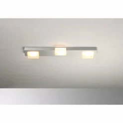 Plafonnier Bopp Lamina LED Aluminium, 3 lumières