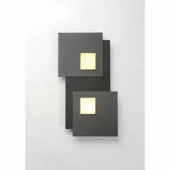 Plafonnier Bopp PIXEL 2.0 LED Noir, 2 lumières