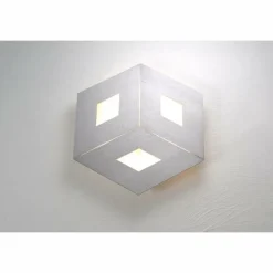 Plafonnier Bopp-Leuchten BOX COMFORT LED Argenté, 3 lumières