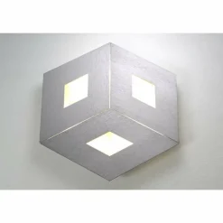 Plafonnier Bopp-Leuchten BOX COMFORT LED Argenté, 3 lumières