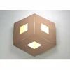 Plafonnier Bopp-Leuchten BOX COMFORT LED Or, Rose, 3 lumières