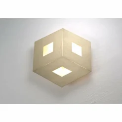 Plafonnier Bopp-Leuchten BOX COMFORT LED Or, 3 lumières