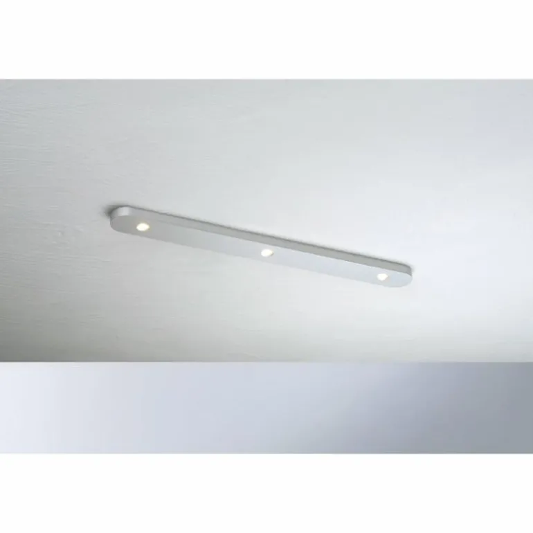 Plafonnier Bopp-Leuchten CLOSE LED Argenté, 3 lumières