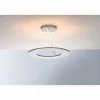 Plafonnier Bopp-Leuchten STELLA LED Aluminium, Argenté, Blanc, 4 lumières