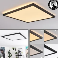 Plafonnier Boyero LED Noir, Blanc, 1 lumière