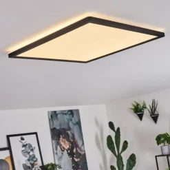 Plafonnier Boyero LED Noir, Blanc, 1 lumière